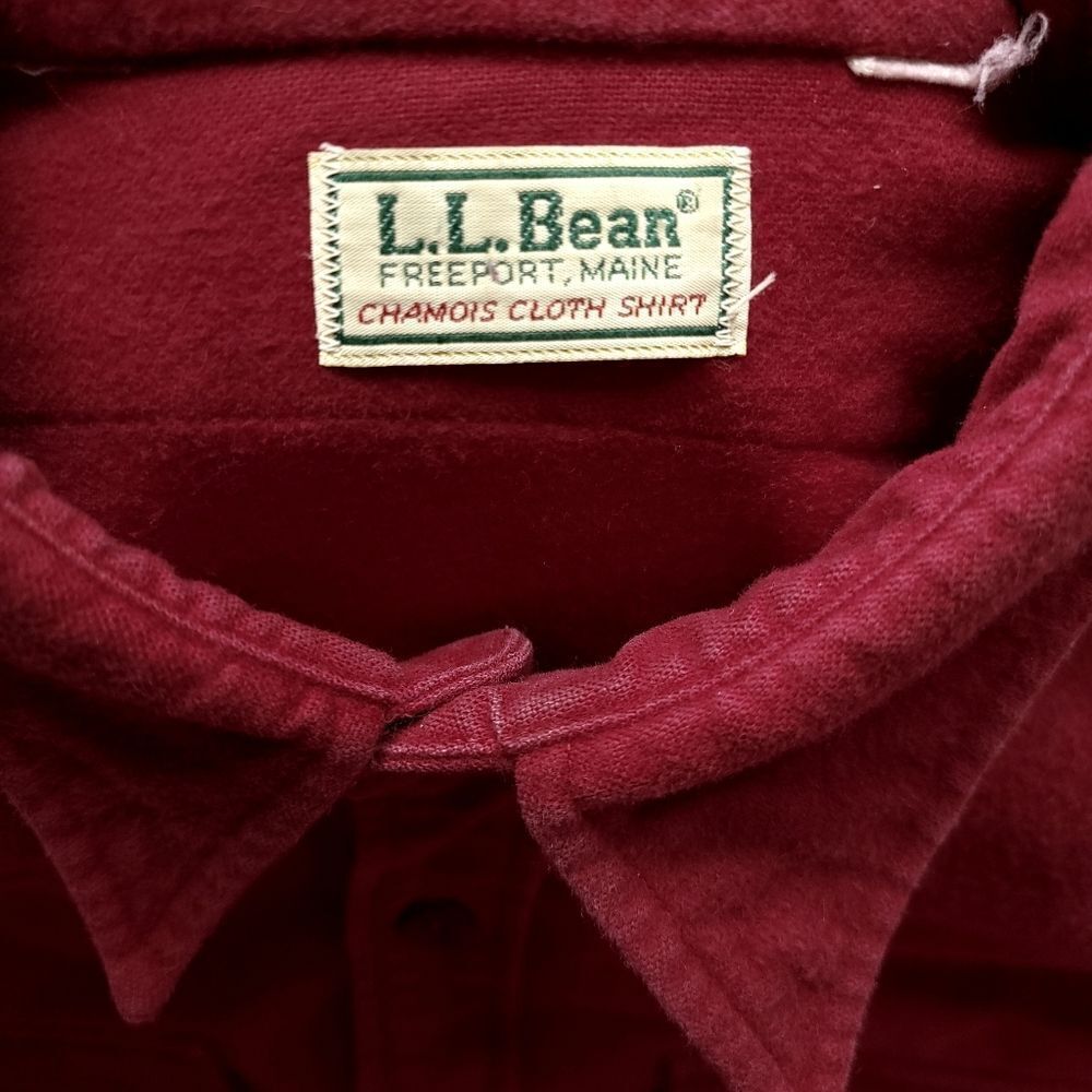 Vintage LL Chamois Flannel Shirt Mens XL Red USA Outdoors Button Up Country - Picture 4 of 7